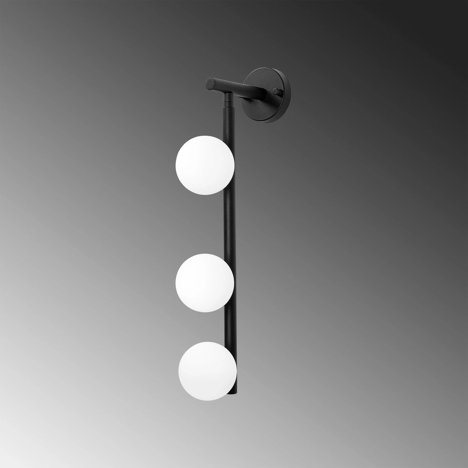 Llambë muri Opviq, Domino - 11040, e zezë dhe e bardhë