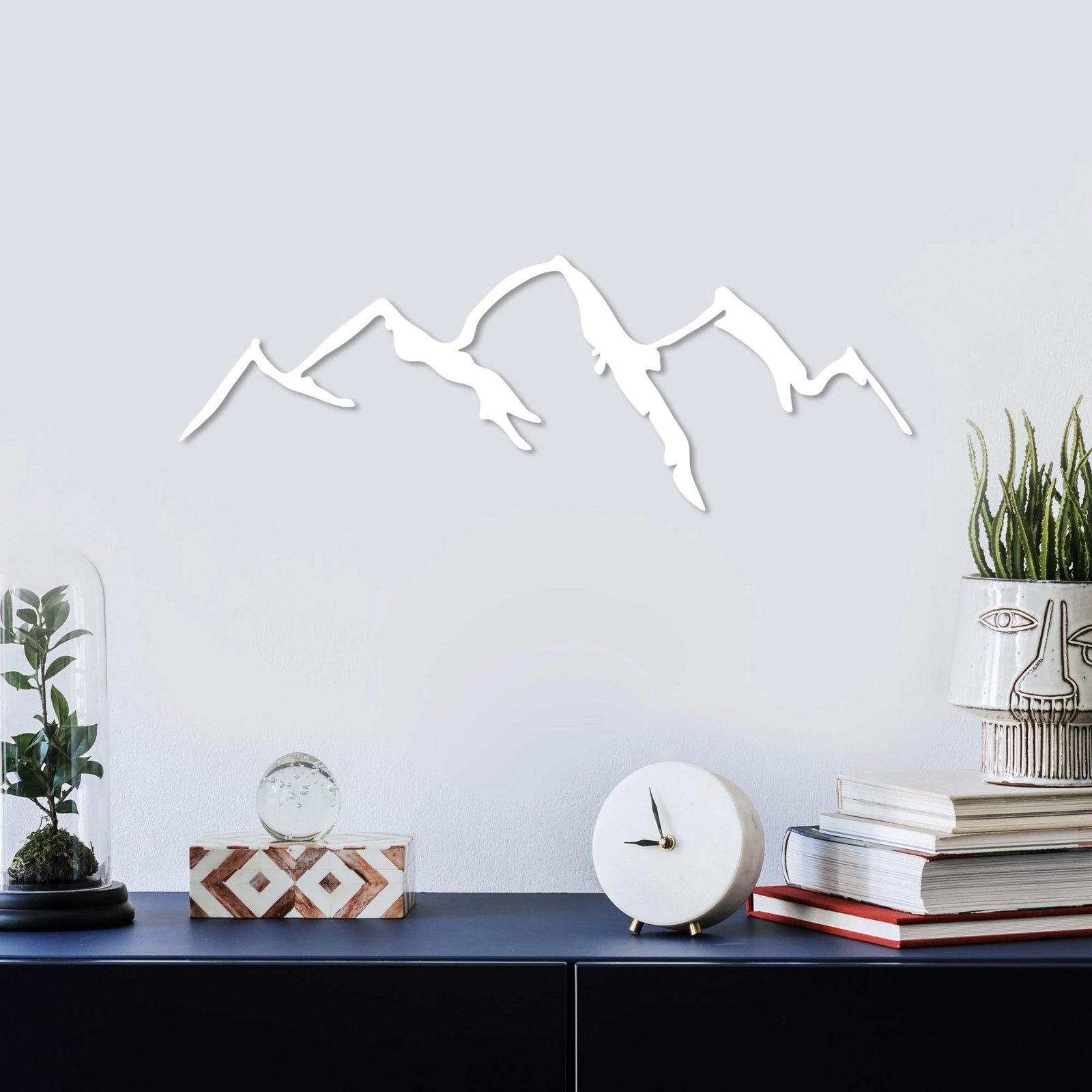 Aksesor dekorativ metalik për mur, Wallity, mal - 4