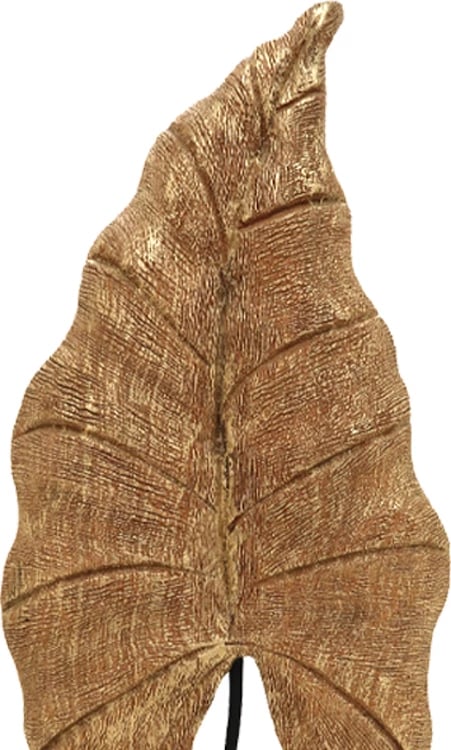 Dekor tavoline gjethe Thelx Inart, dru mango-hekur, ngjyrë ari, 24.5x8.5x57.5cm Dekor tavoline gjethe Thelx Inart, dru mango-hekur, ngjyrë ari, 24.5x8.5x57.5cm