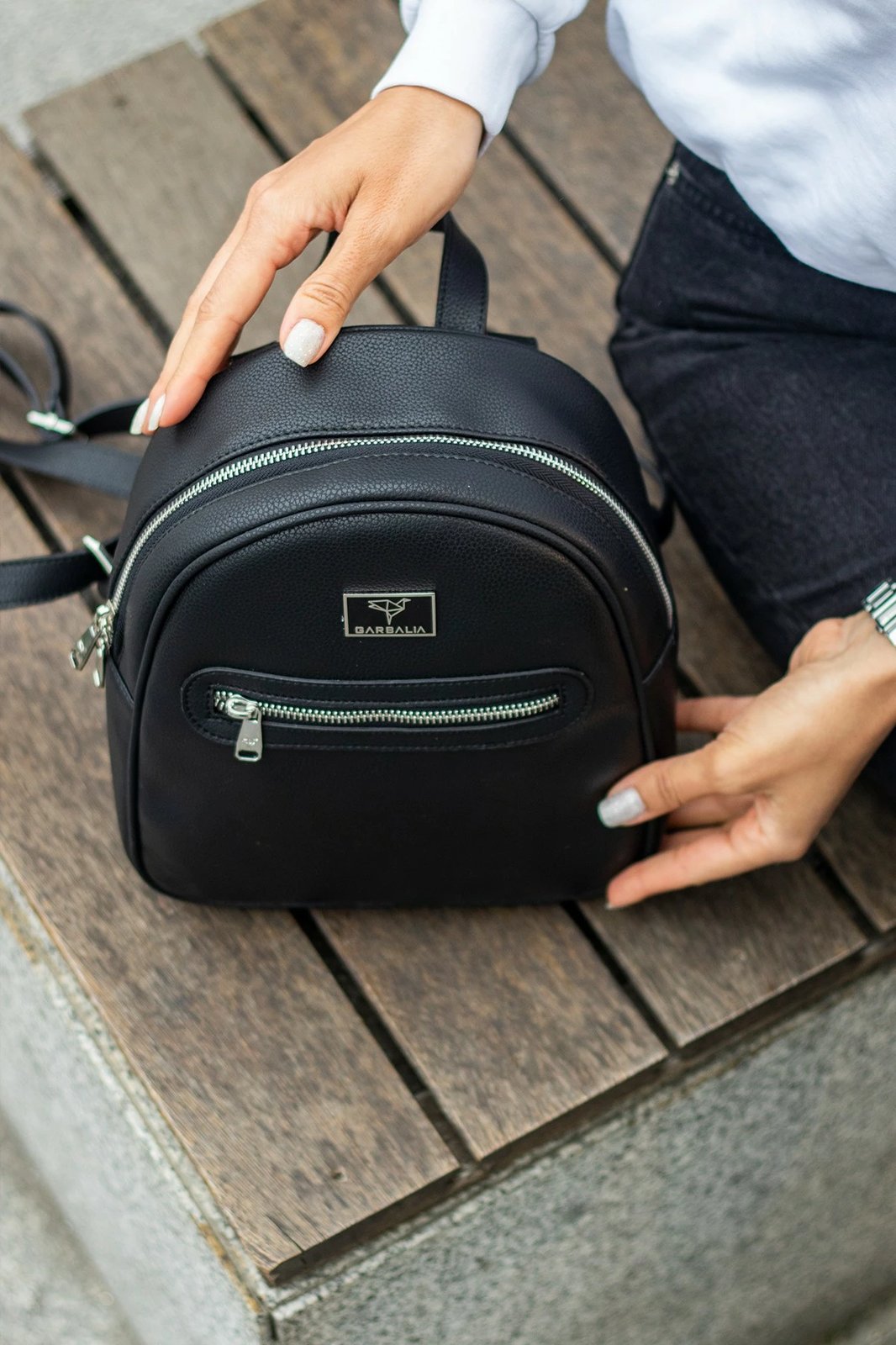 Çantë shpine Zoozie Bags, Oslo, e zezë