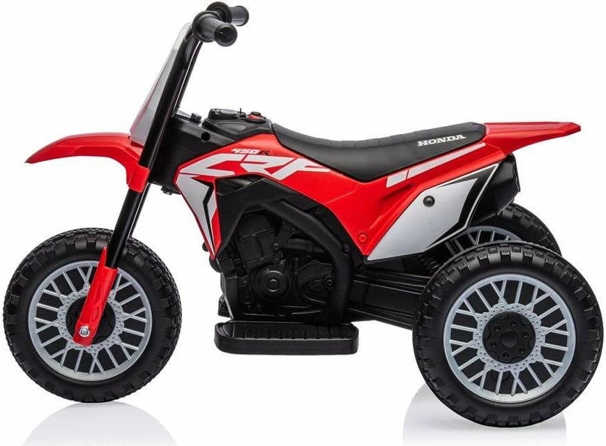 motoçikletë elektrike për fëmijë, Baby Mix, Honda CRF 450R, tre rrota, e kuqe