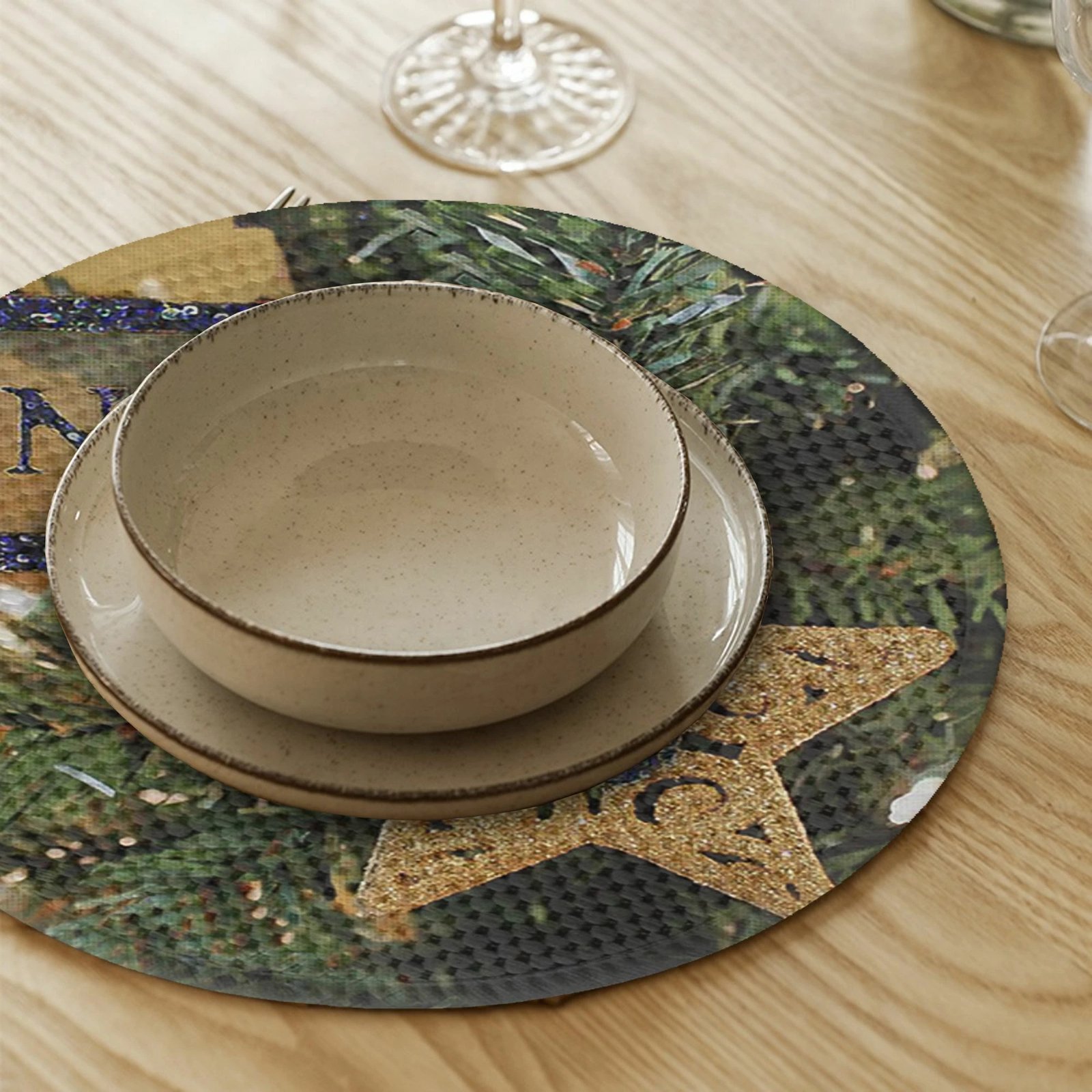 Nënshkopa tavoline, shumëngjyrëshe, Hermia Concept, 4 copë, 37cm