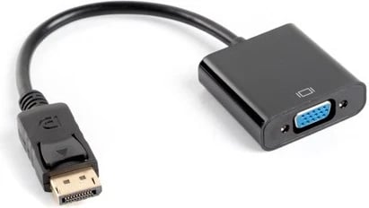 Kabllo përshtatëse Lanberg AD-0002-BK, VGA - DisplayPort, 20cm, e zezë