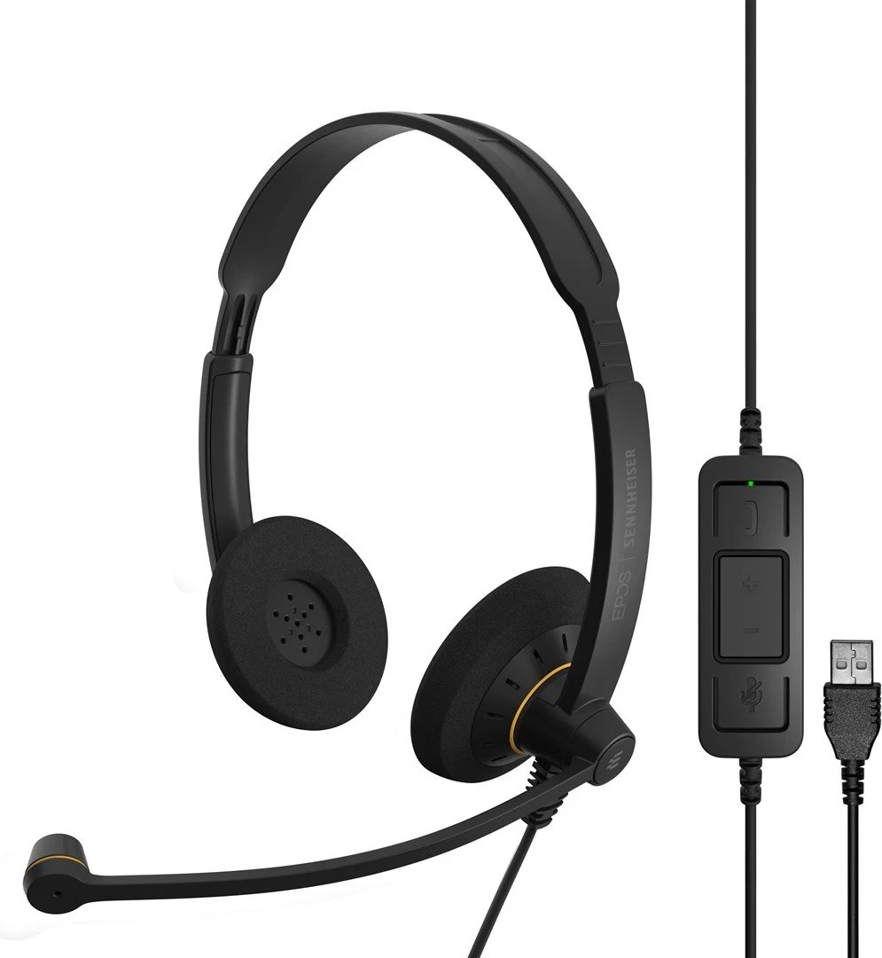Kufje për biseda dhe muzikë EPOS SC 60 USB ML, e zeza Kufje për biseda dhe muzikë EPOS SC 60 USB ML, e zeza