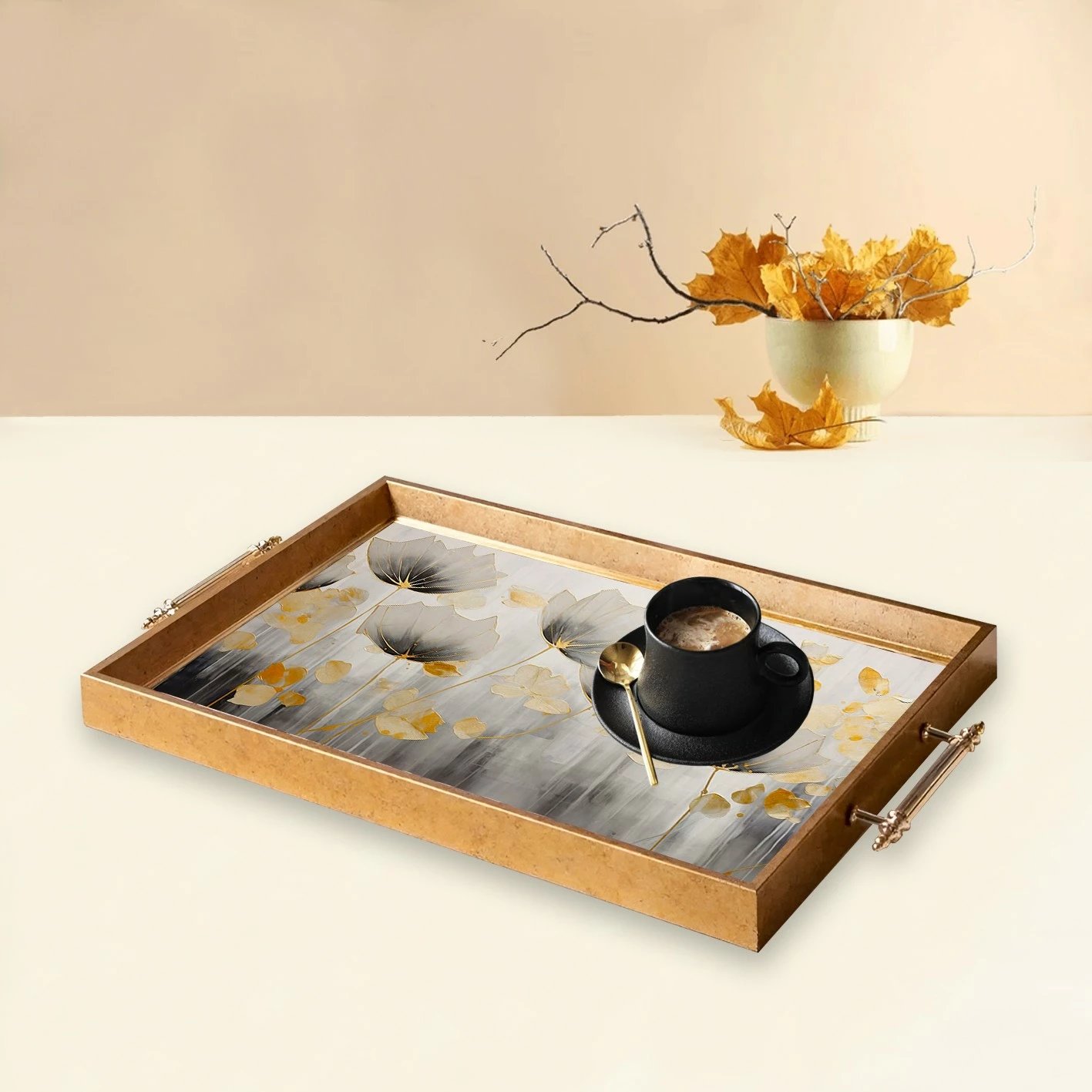 Tabaka dekorative prej qelqi, shumëngjyrëshe, Aberto Design, TPEA9817