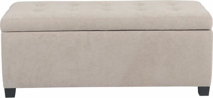 Stool me hapësirë për ruajtje, bezhë, 102x42x40