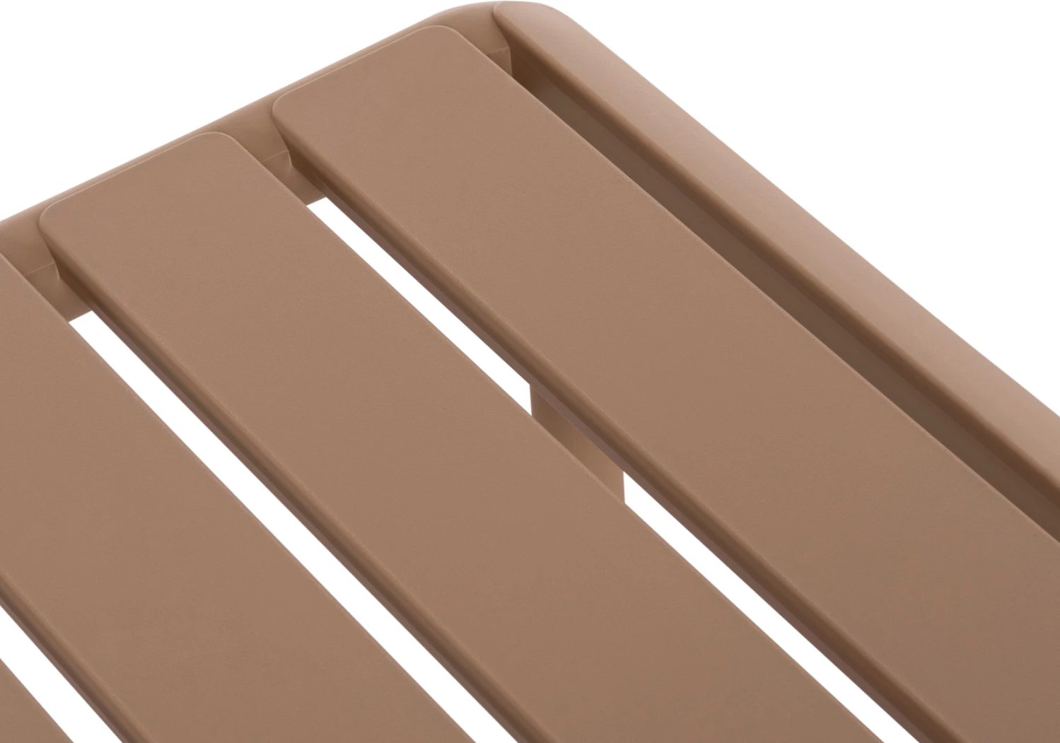 Tavolinë kafeje për jashtë, KORVER FH6334.04, polipropilen, ngjyrë kapuçino, 100x60x46cm