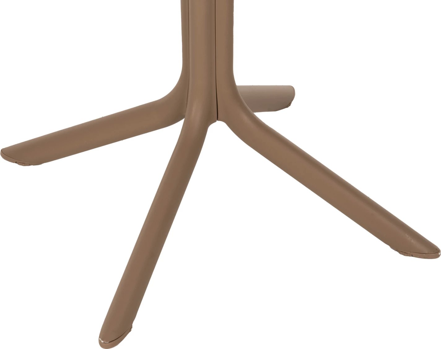 Tavolinë katrore për jashtë, polipropileni, Lunar FH5930.14, ngjyrë kapuçino, 80x80x75H cm