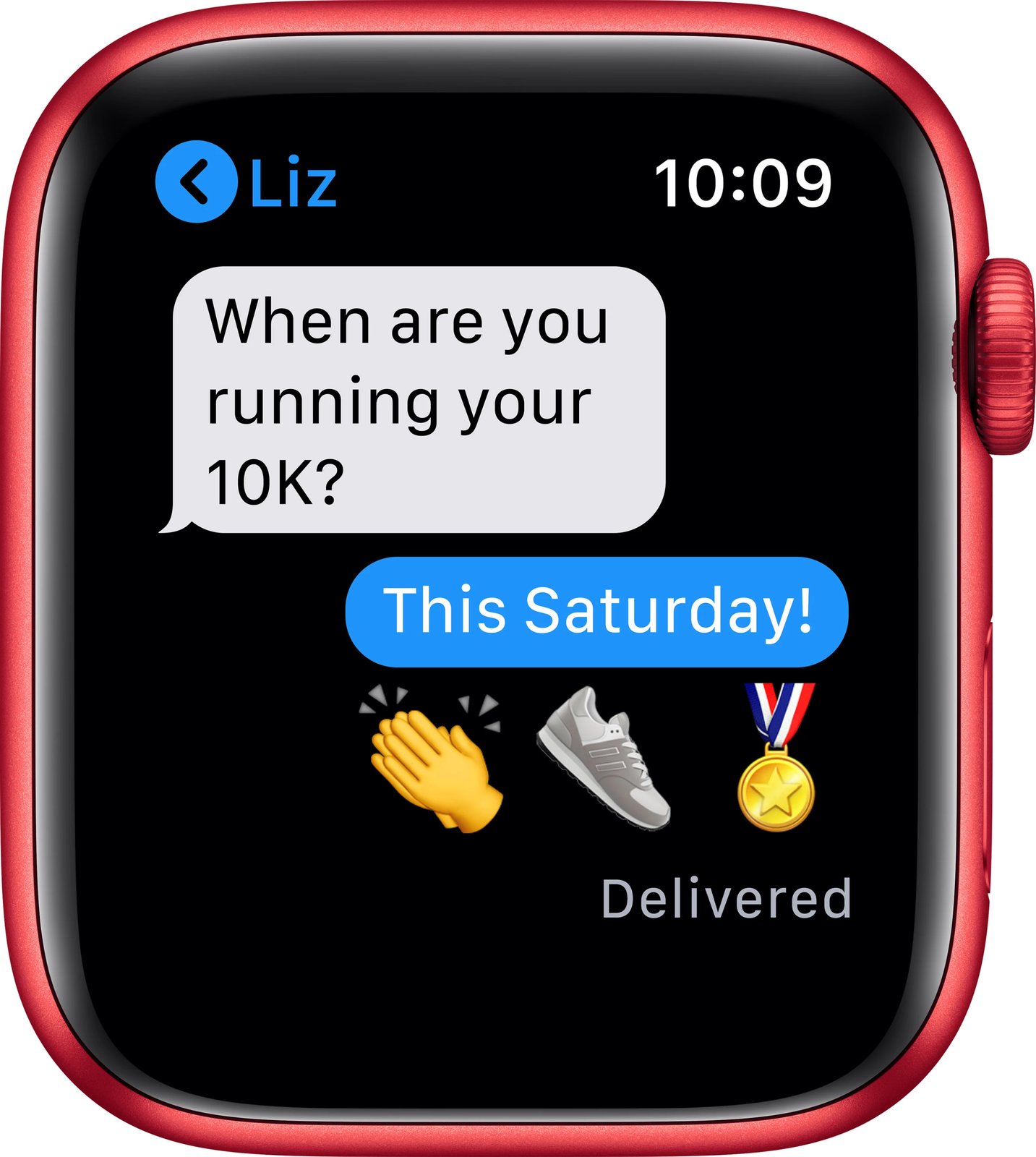 Smartwatch Apple, Seria 6, GPS+Celular, 44mm, i kuq