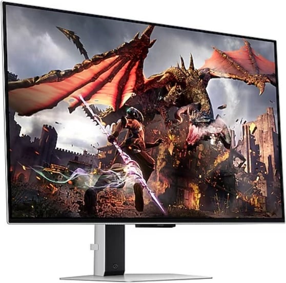 Monitor Samsung Odyssey OLED G8 LS32DG802SUXDU, 32", 4K, 240Hz, i bardhë