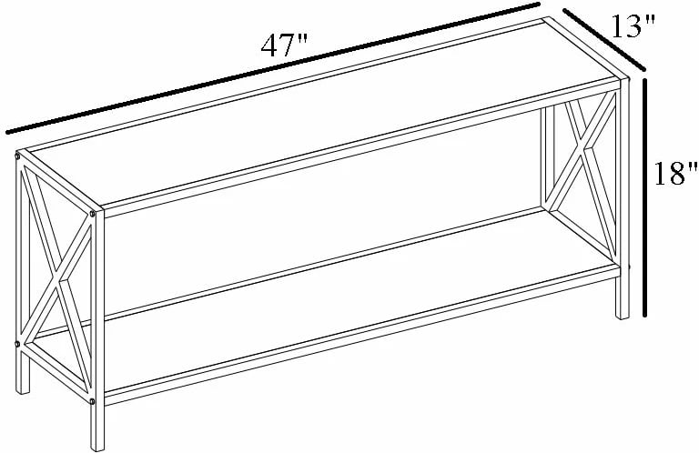 Komodë për TV Skye Decor, ngjyrë arre, e zezë