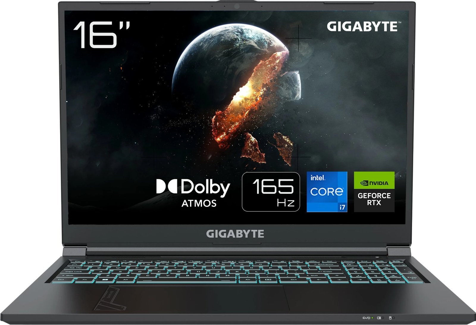 Laptop Gigabyte G6 KF-73DE854KH, Intel Core i7, 16 GB RAM, 1 TB, Iron Gray