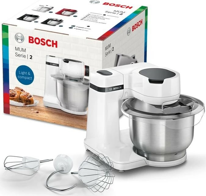 Mikser Bosch Serie 2 MUMS2EW00, 3.8 L, i bardhë
