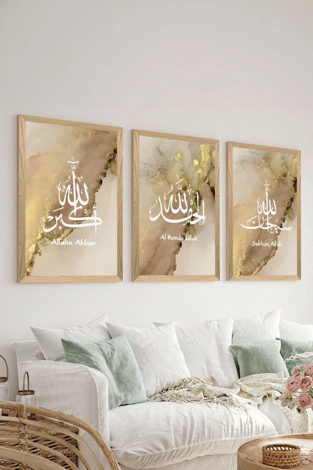 Set pikturash dekorative (3 copë), Wallity, Artsycllct1