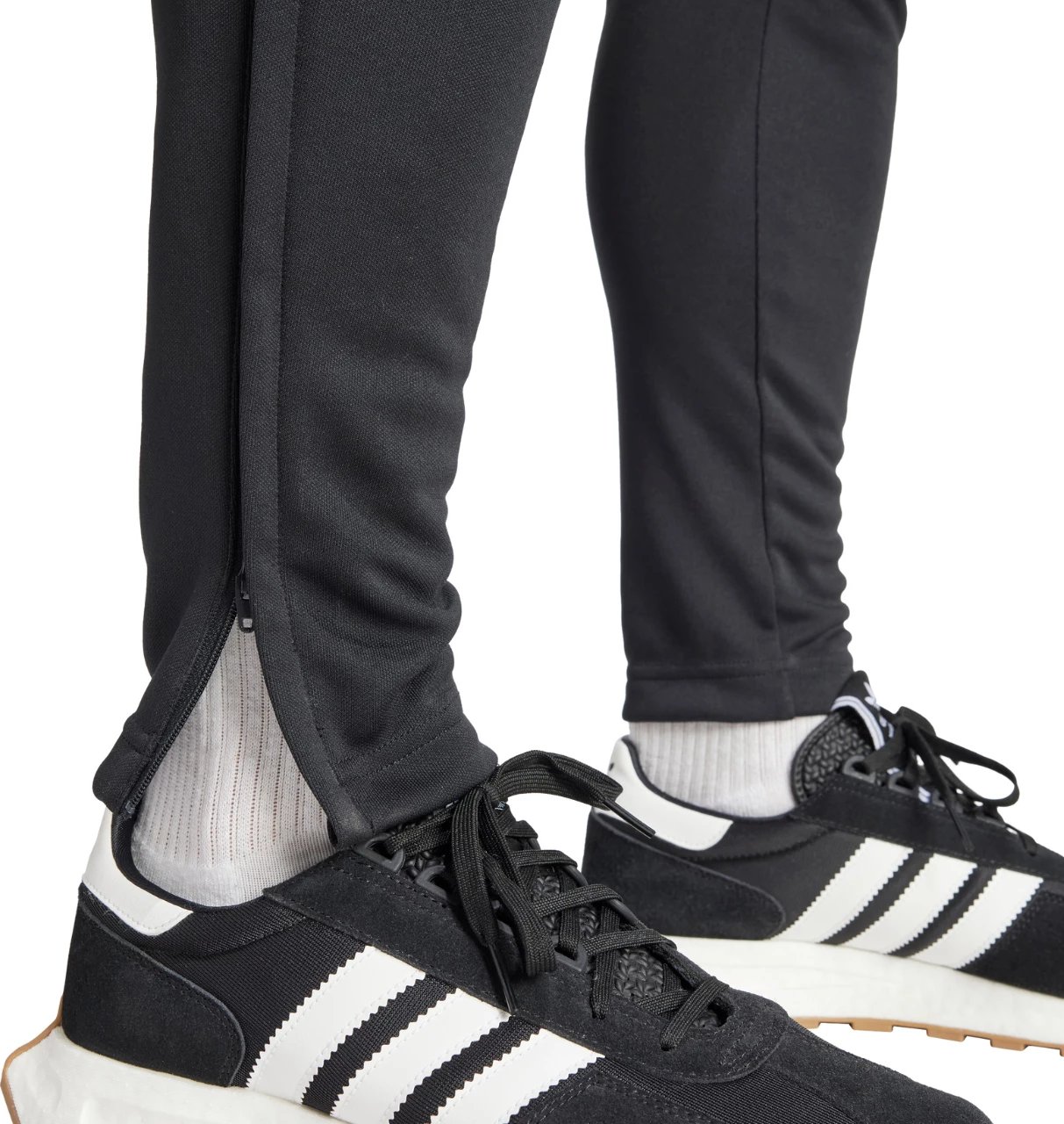 Pantallona sportive adidas për meshkuj, të zeza