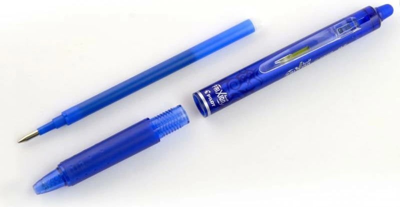 stilolaps me xhel, Pilot, FriXion Clicker BLRT-FR7-R, 0.7 mm, i fshirshëm me fërkim, i kuq