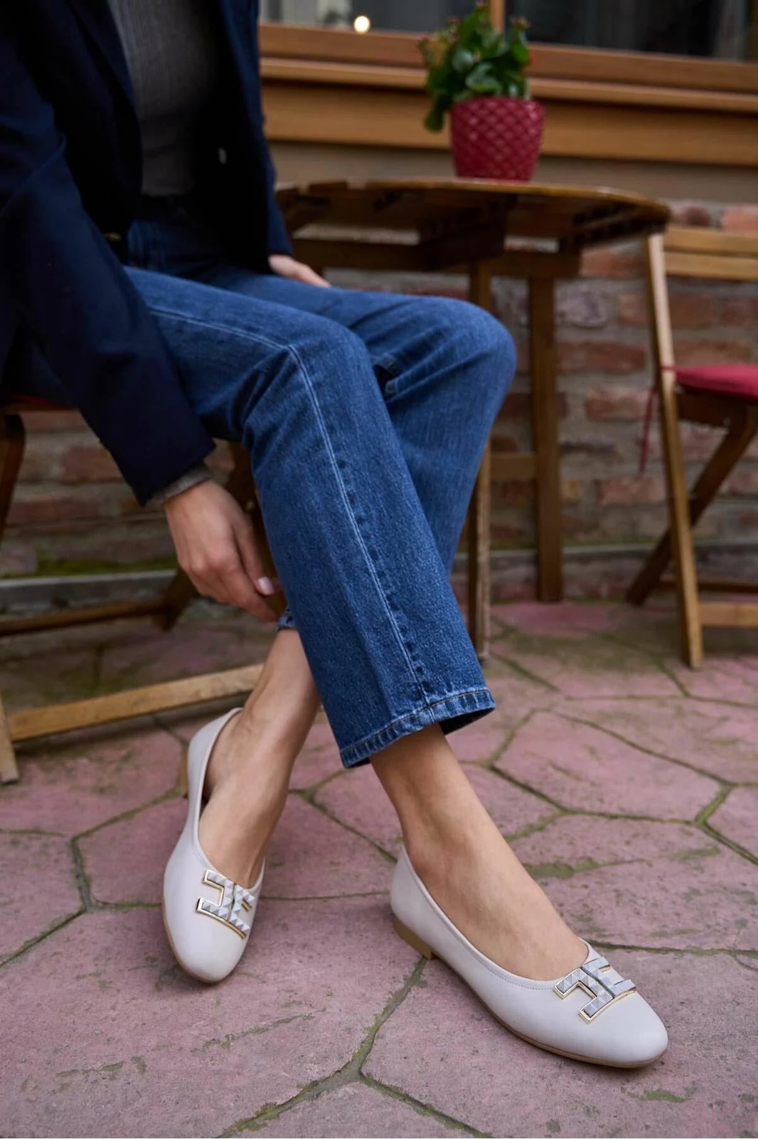 Balerina për gra, Babette Jumeon, MK1340024YR20-002, bezhë, nr. 37