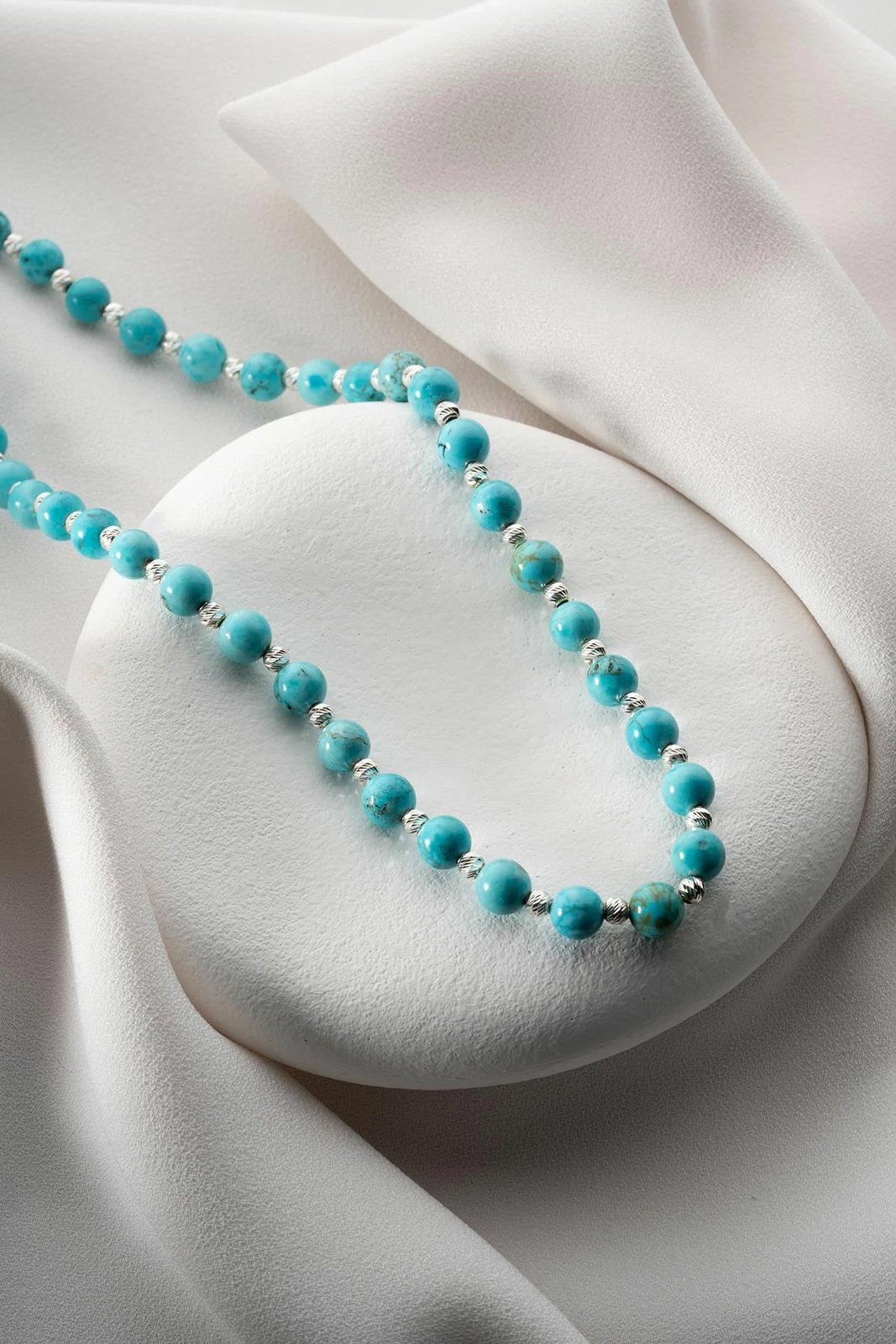 Varëse argjendi, gur natyral turquoise, Jumeon, NRZ1000409