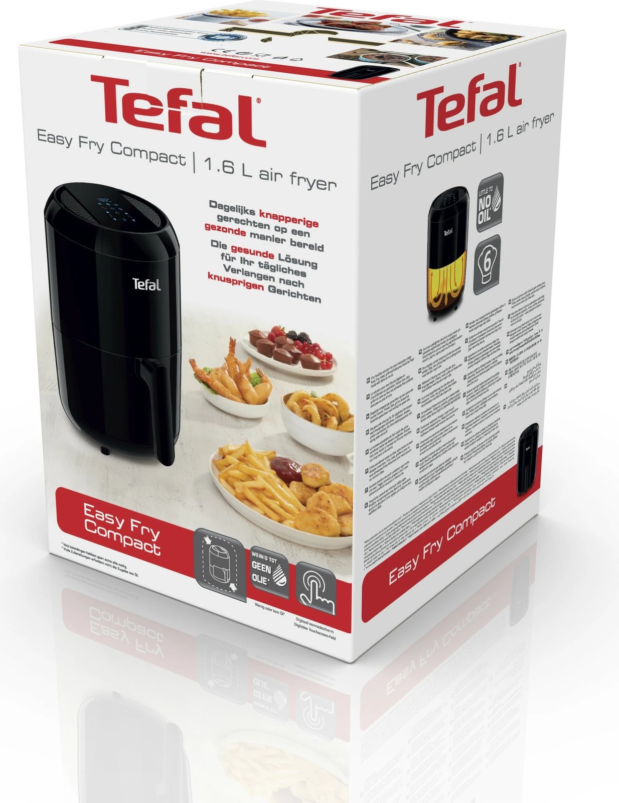 Fryer ajri Tefal Easy Fry EY3018, 1.6 L, Prekje, Zezë