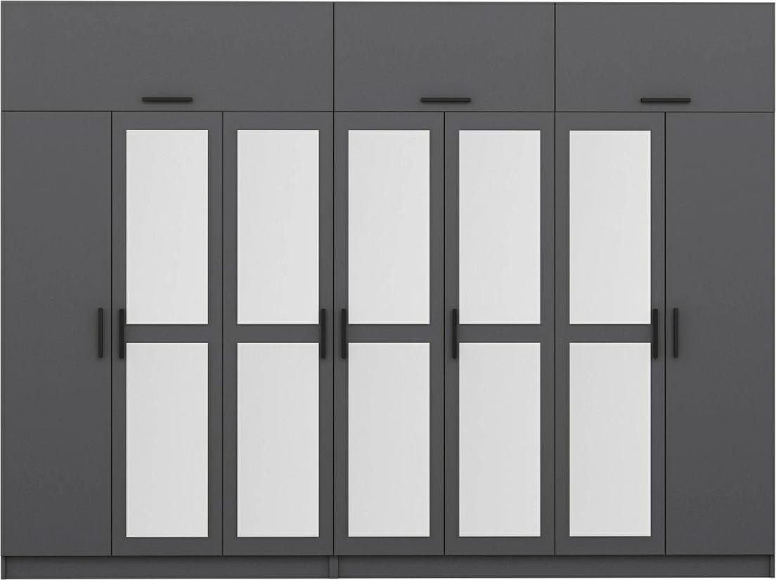 Dollap Skye Decor, ngjyrë antracit, 5193