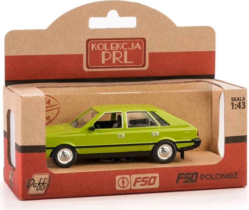 Makine lodër Daffi FSO Polonez, 1:43, Metal/Plastik, Gjelbër