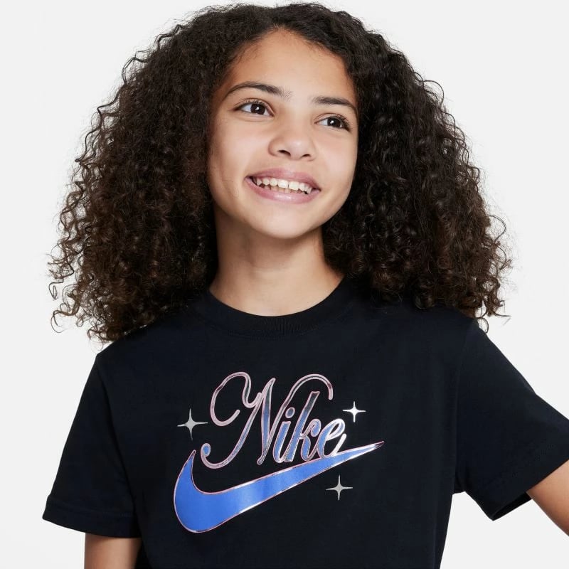 Maicë për fëmijë Nike, e zezë