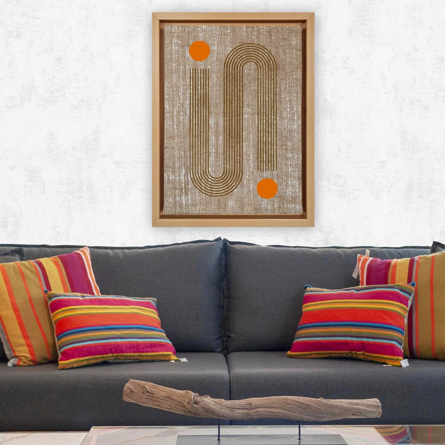 Pikturë dekorative në kanavacë, shumëngjyrëshe, Wallity, LNJ31798867261 - 96136, 96x136cm