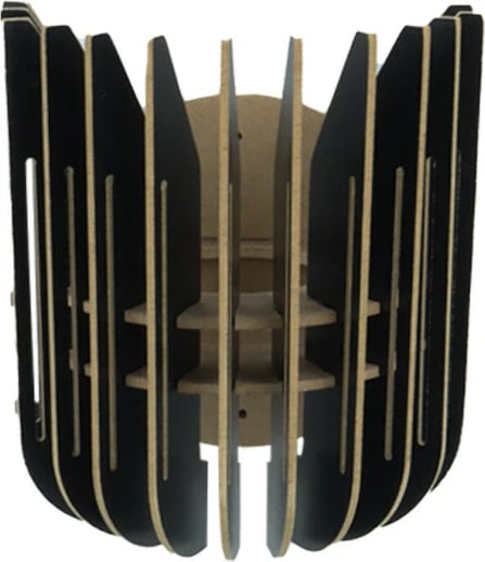 Llambë muri Opviq, 210-LS2, set prej 2 copash, ngjyrë e zezë Llambë muri Opviq, 210-LS2, set prej 2 copash, ngjyrë e zezë