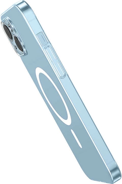 Mbështjellës Baseus Crystal Series me magnet për iPhone 14 Plus + xham i temperuar, transparent