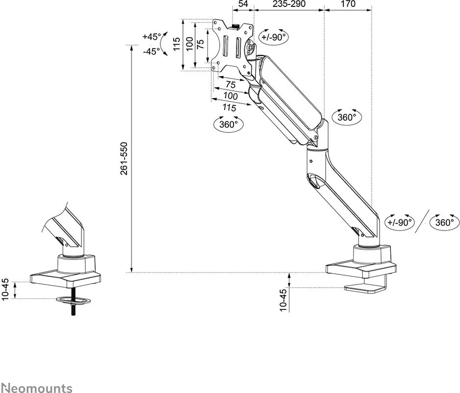 Mbajtëse WLAN Ubiquiti UACC-U7-Pro-Wall-FM, U7-Pro-Wall, e bardhë