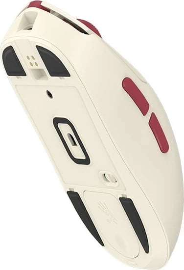 Maus A4-Tech Bloody R72 ULTRA DUO Pixels Red, wireless, RGB, i bardhë