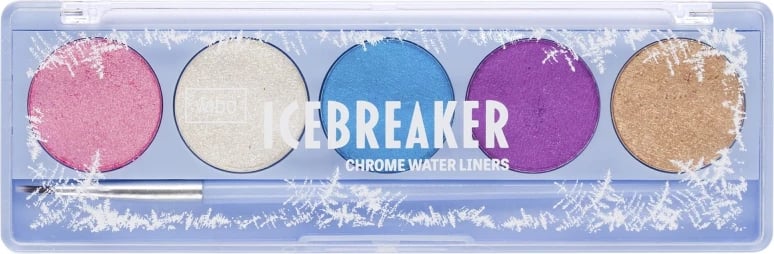 Paletë eyeliner-ash metalikë me ujë Wibo Icebreaker Chrome për femra shumëngjyrëshe 5g