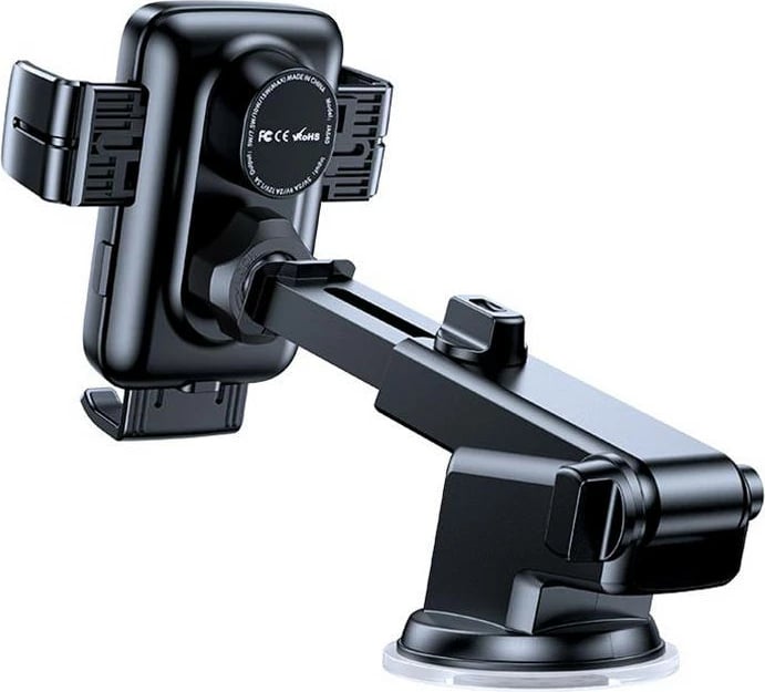 Mbajtës celulari Joyroom JR-ZS246 me karikues wireless Qi, i zi