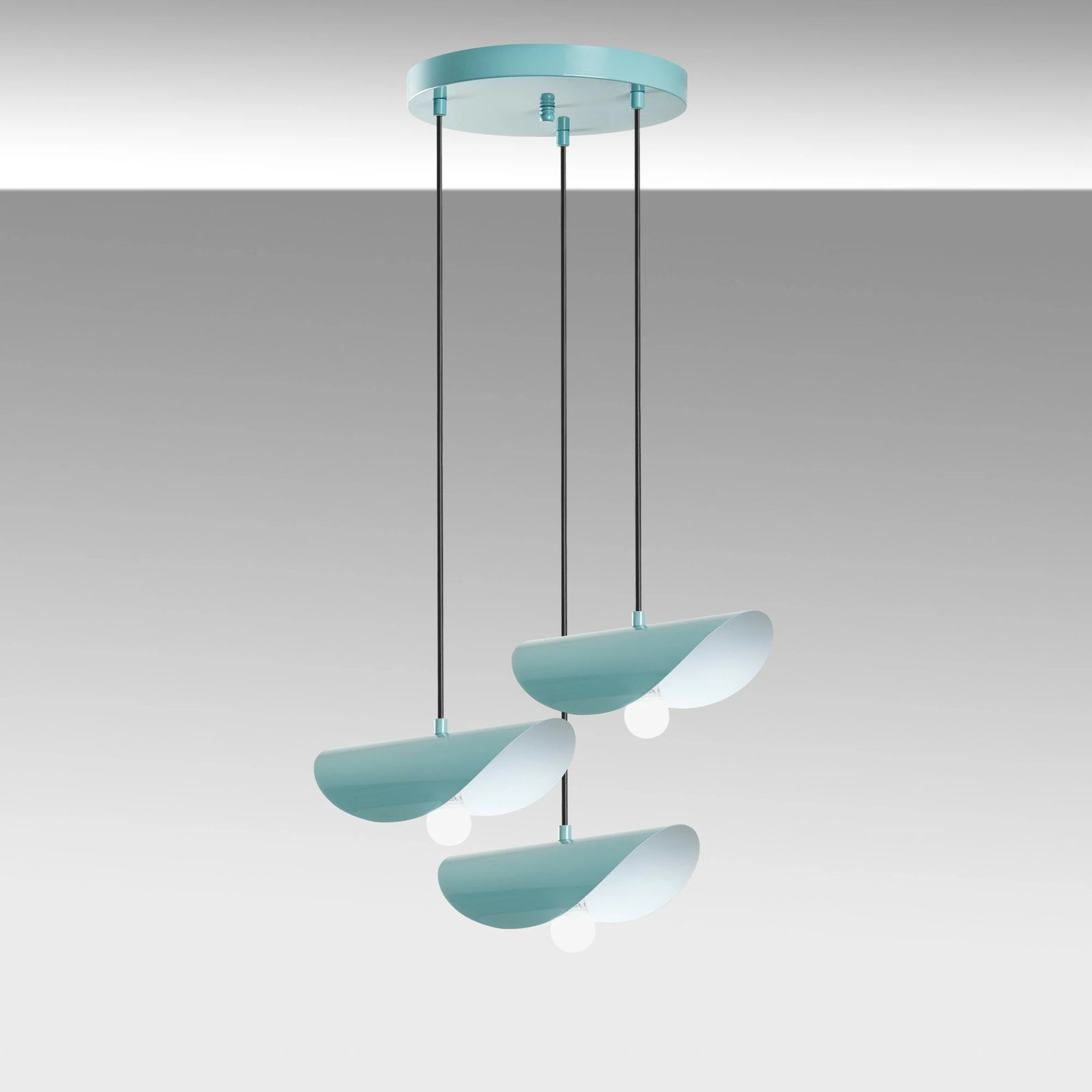 Llambë tavani Opviq, Eger - Mr - 964, ngjyrë turquoise