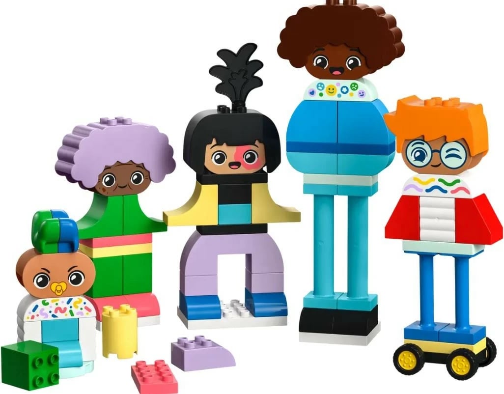 Set lodrash LEGO DUPLO 10423, figura me emocione, 71 pjesë, plastikë, shumëngjyrëshe