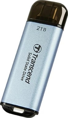 SSD i jashtëm Transcend ESD300C 2TB, USB 10Gbps, Type-C, blu