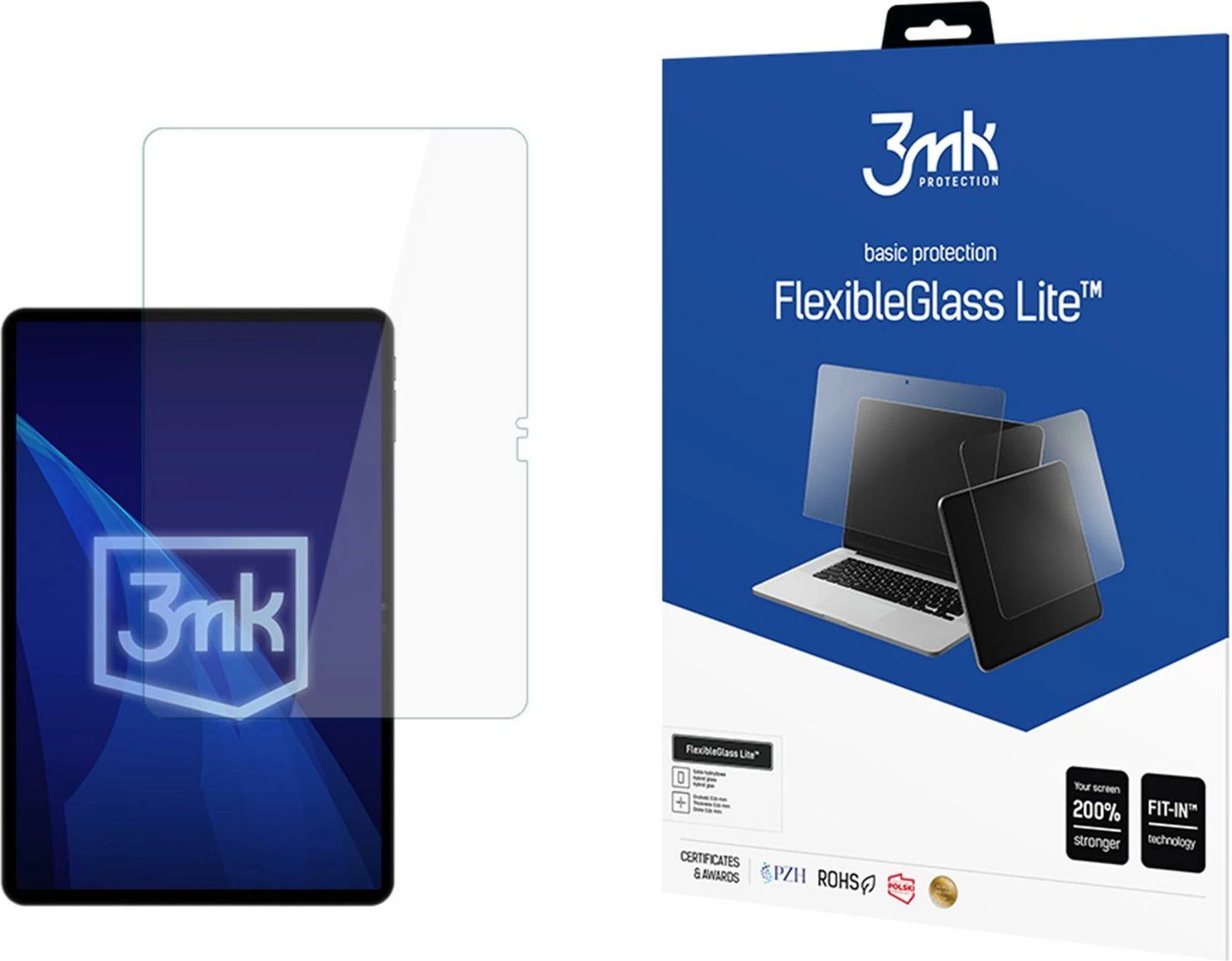 Xham mbrojtës hibrid 3mk Protection FlexibleGlass Lite për Doogee T35
