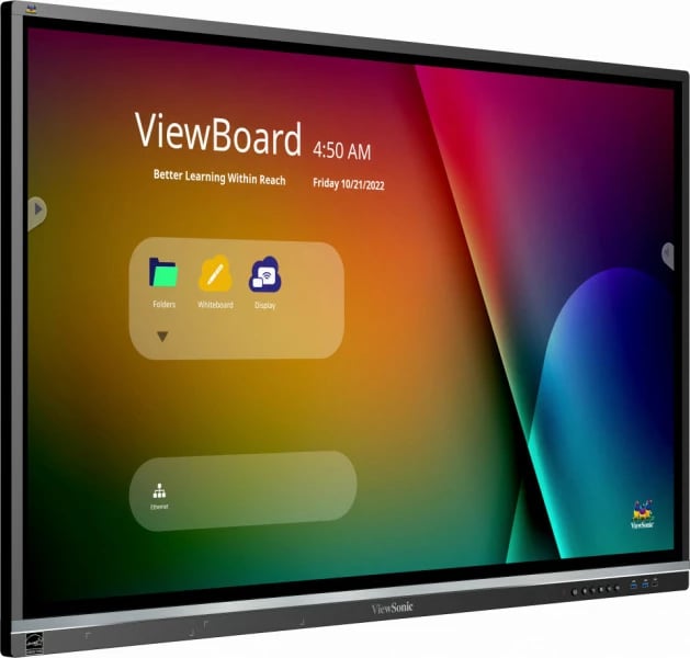 Ekran interaktiv Viewsonic ViewBoard IFP5550-5, 55 inç, 4K Ultra HD, Touchscreen, 32GB, i zi