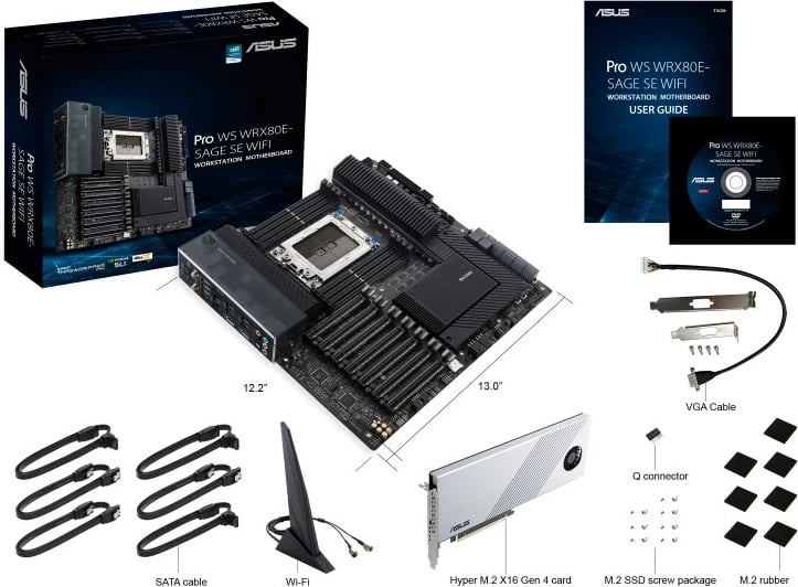 Pllakë amë ASUS PRO WS WRX80E-SAGE SE WIFI - AMD WRX80