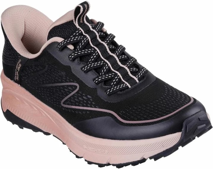 Atlete për femra Skechers, të zeza/rozë