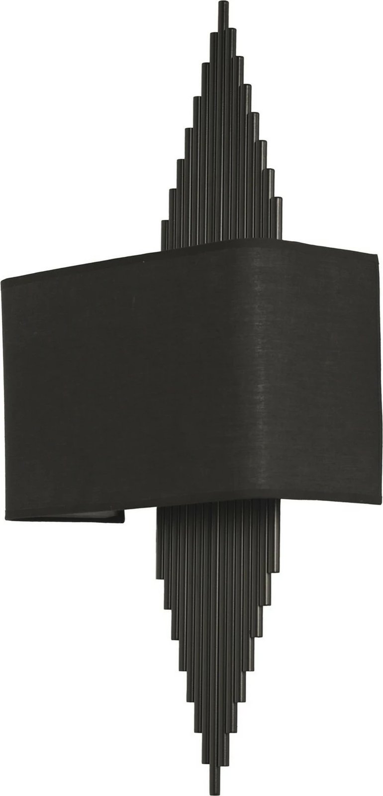 Aplik muri Opviq, dizajn modern, ngjyrë e zezë, Hande Siyah Dikdörtgen, abazhuri i zi