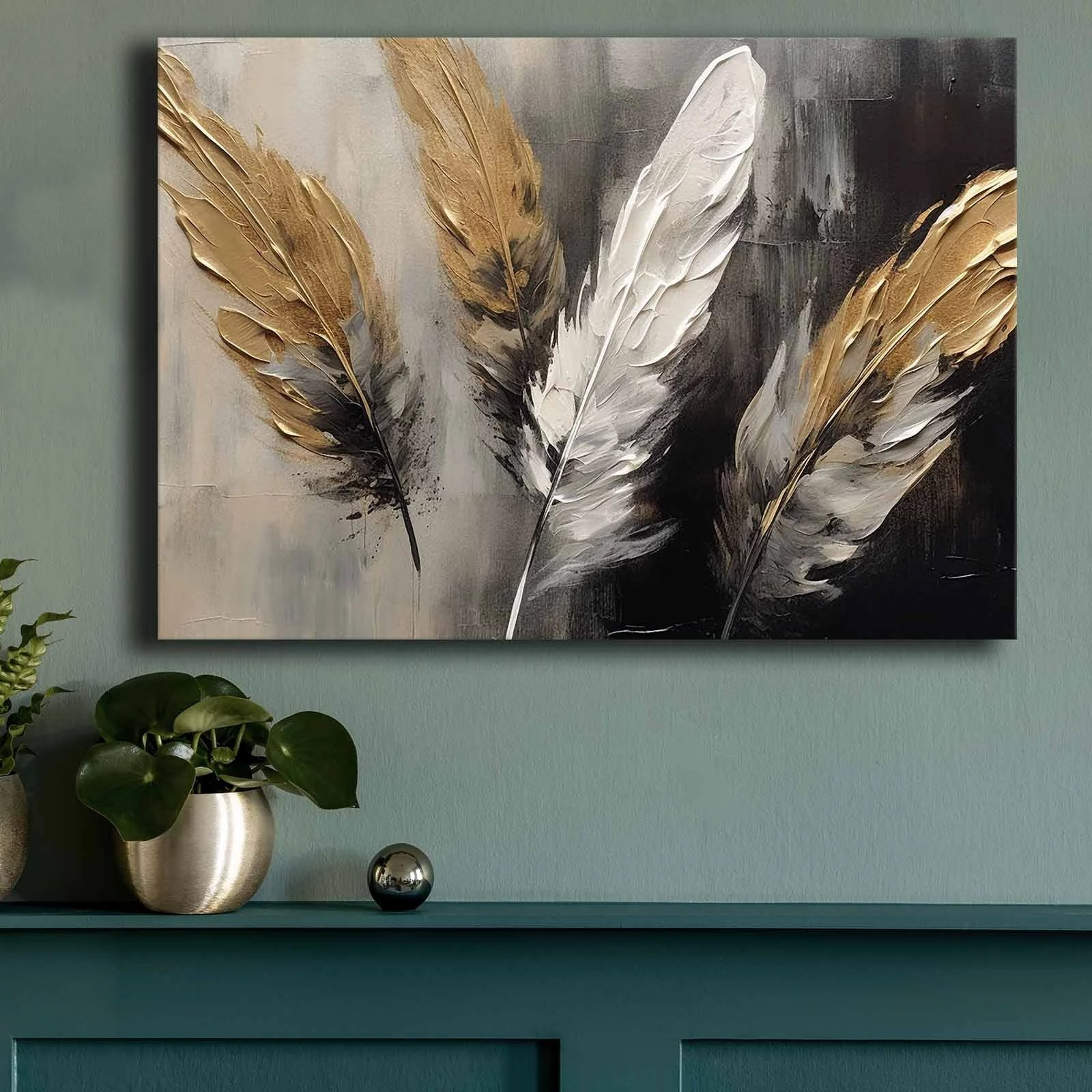 Pikturë dekorative në kanavacë, Wallity, 70100GSC-004, shumëngjyrëshe, 70x100cm