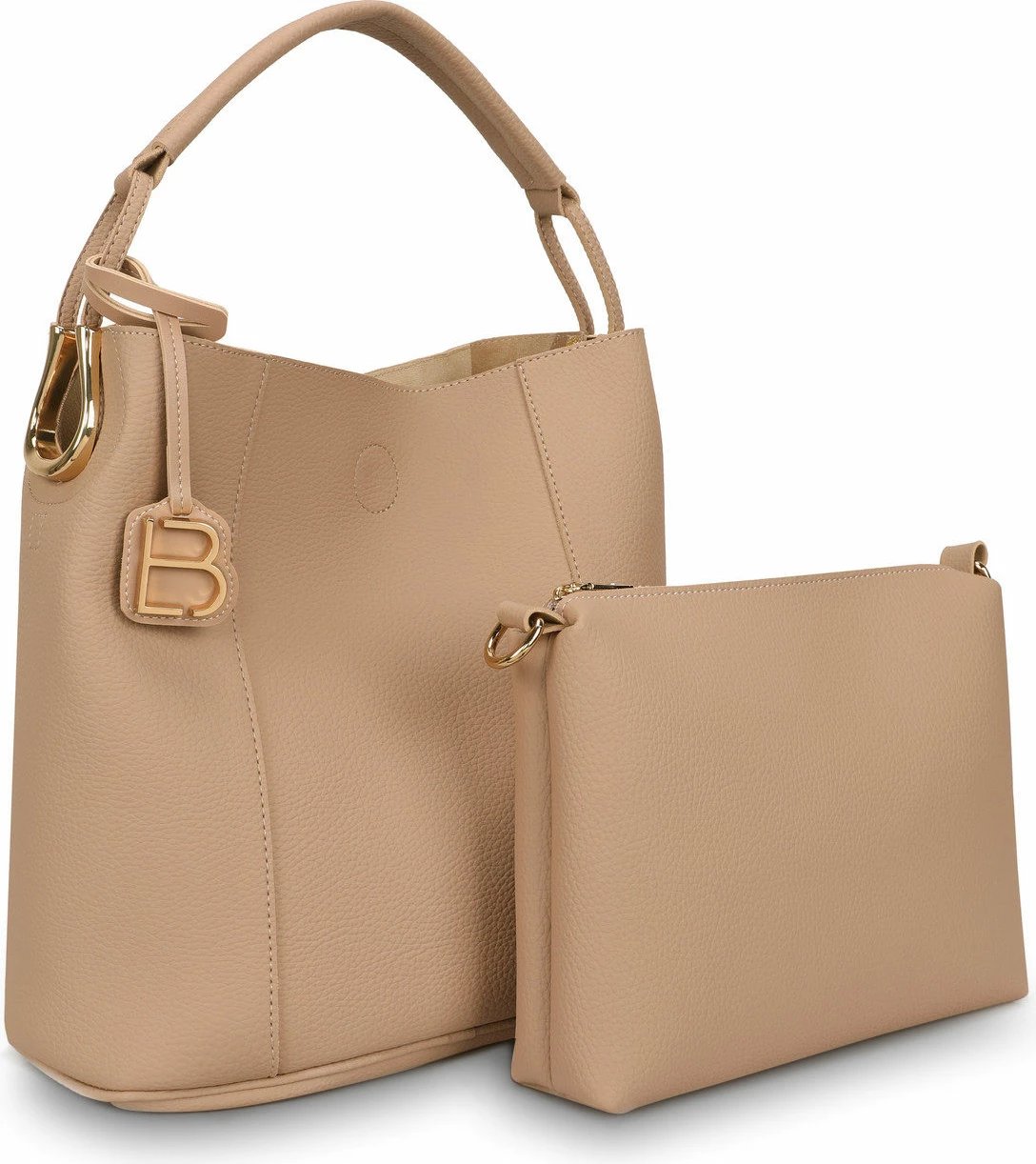 Çantë shpine Lucky Bees, ngjyrë camel, 297