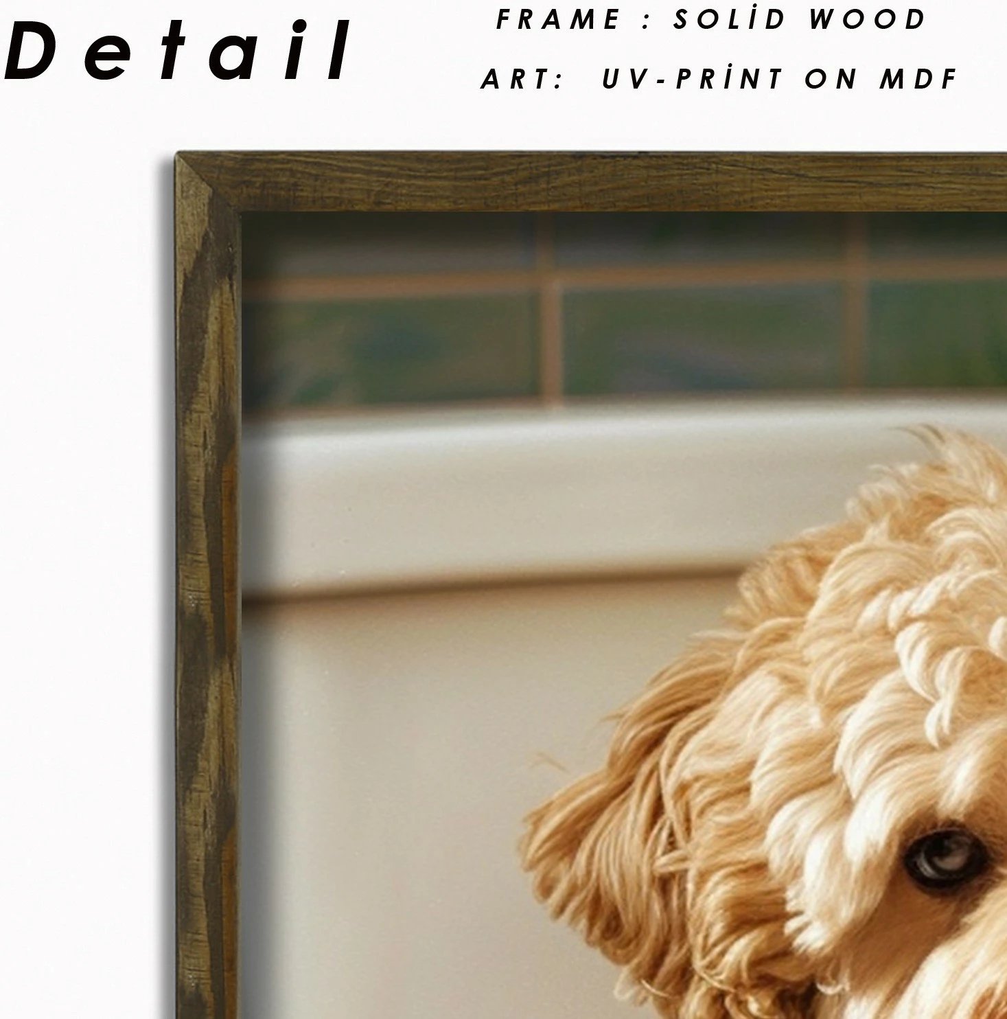 Pikturë dekorative me kornizë MDF, shumëngjyrëshe, Wallity, AI037