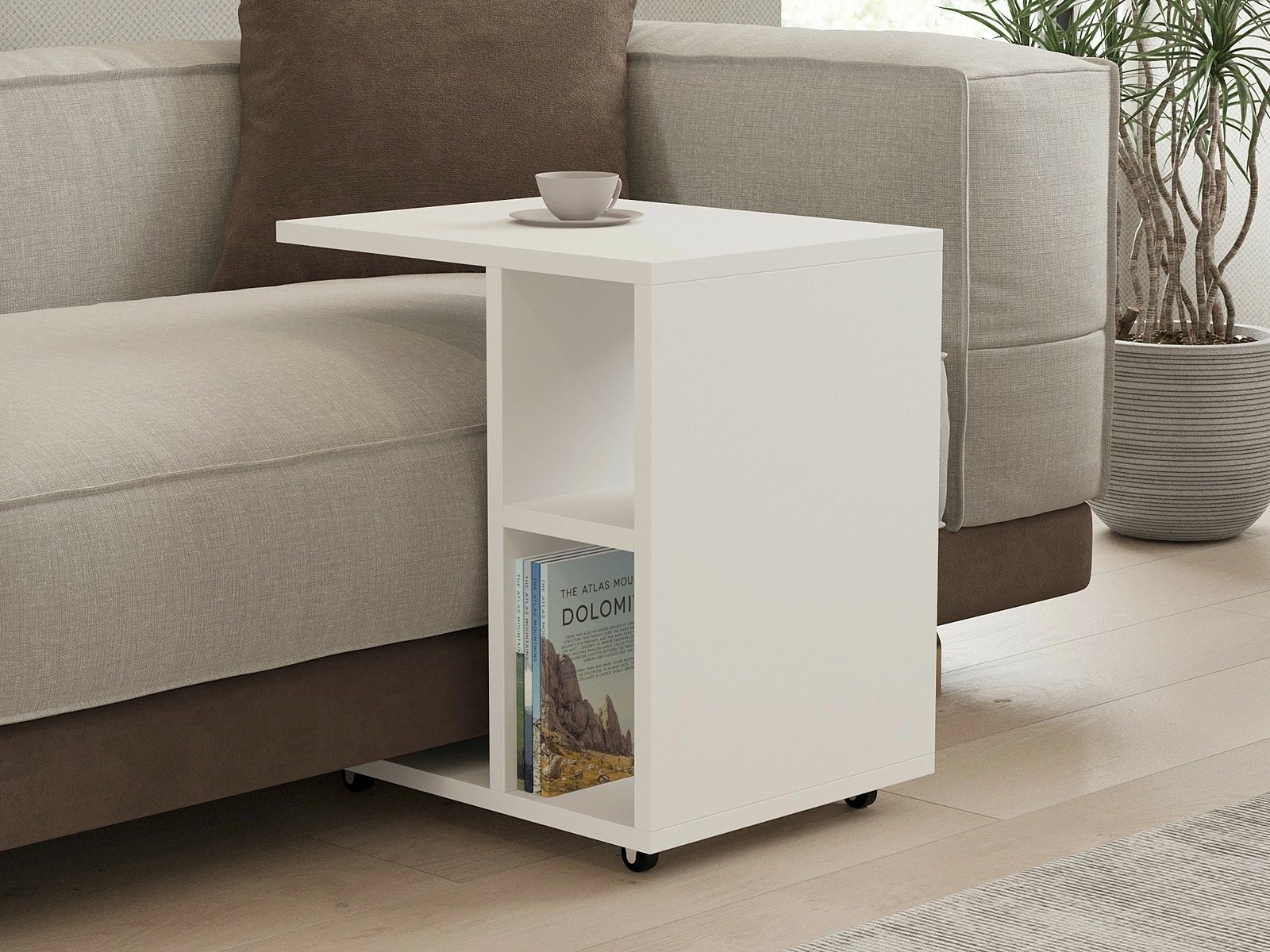 Tavolinë anësore Hanah Home, Amy, e bardhë