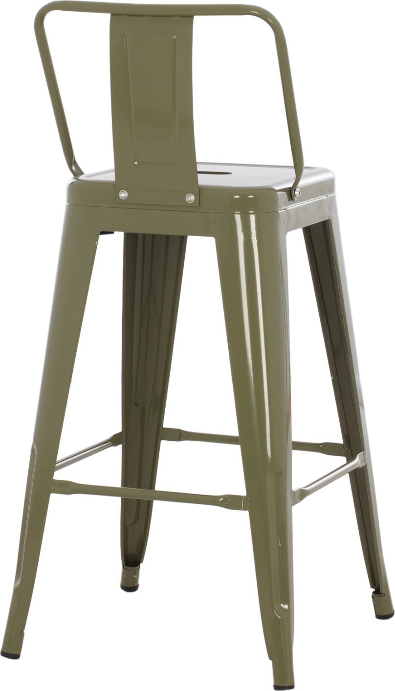 Karrige për bar, mesatare, metalike, FH8574.03, 42x42x98 cm. e gjelbër