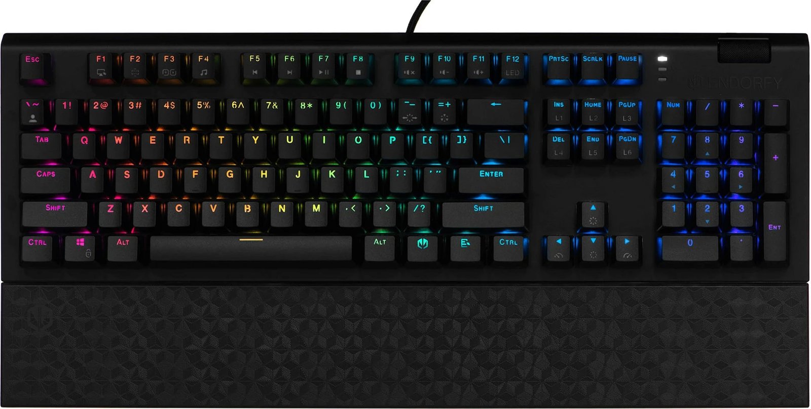 Tastierë për gaming Endorfy Ominis Kailh BL RGB, e zezë