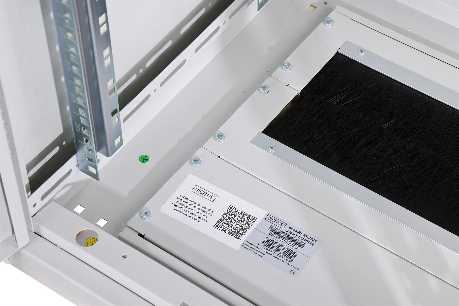 Kasë rrjeti Digitus Unique 22HE 1164x600x600mm, gri