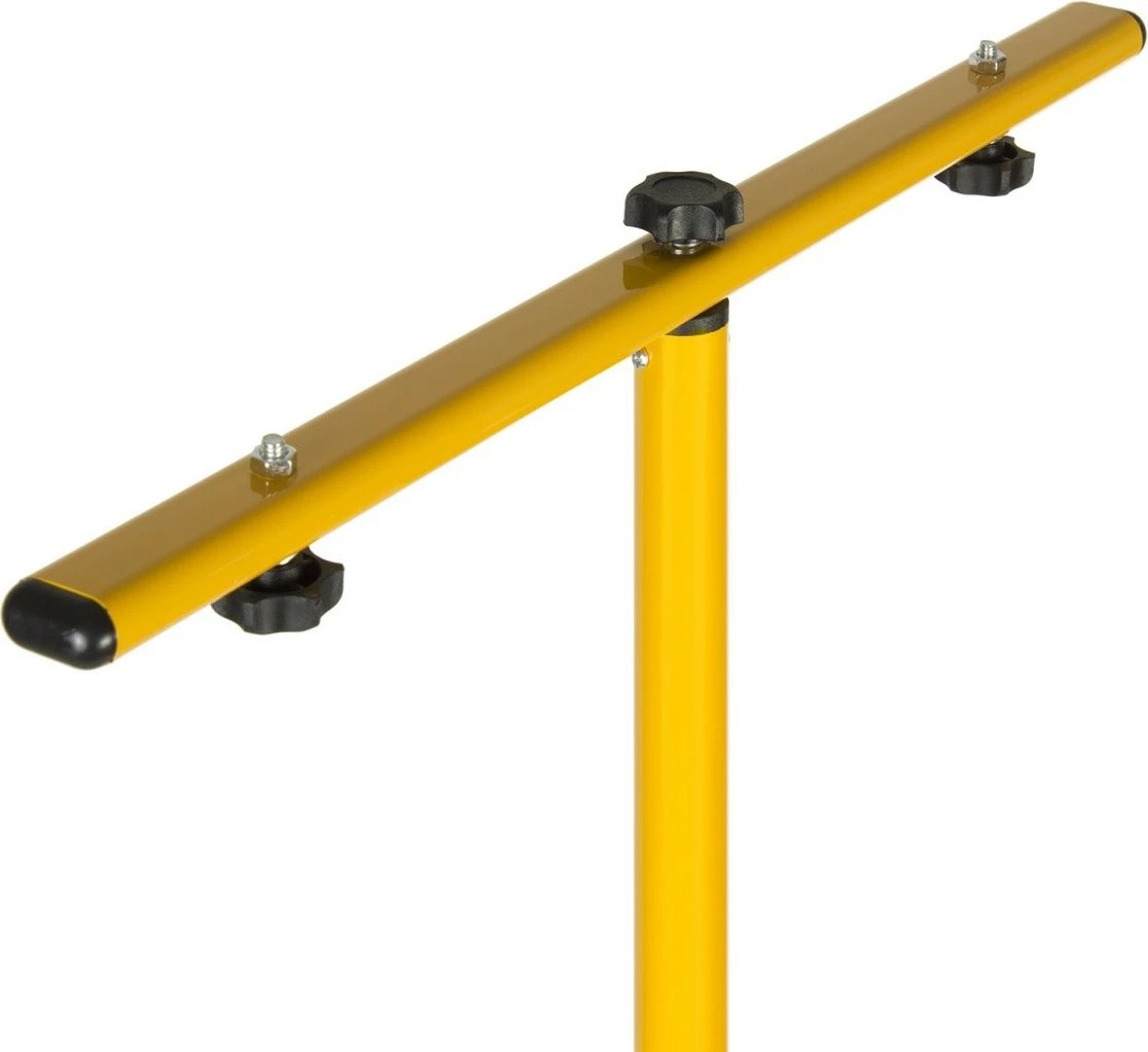 Stativ për reflektorë Maclean MCE583, për dy LED, i palosshëm, i verdhë/zi