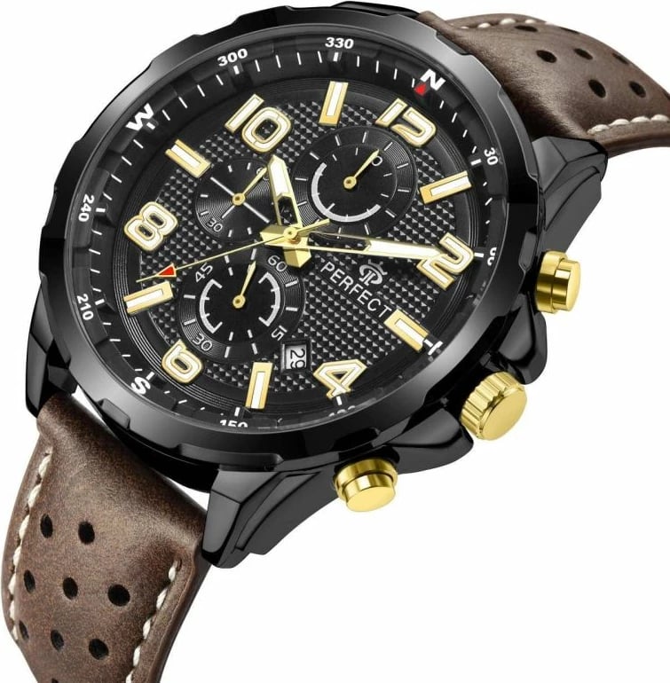 Orë dore për meshkuj Perfect, e zezë